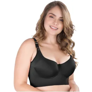 Full Cup Side Control Mid Back Bra