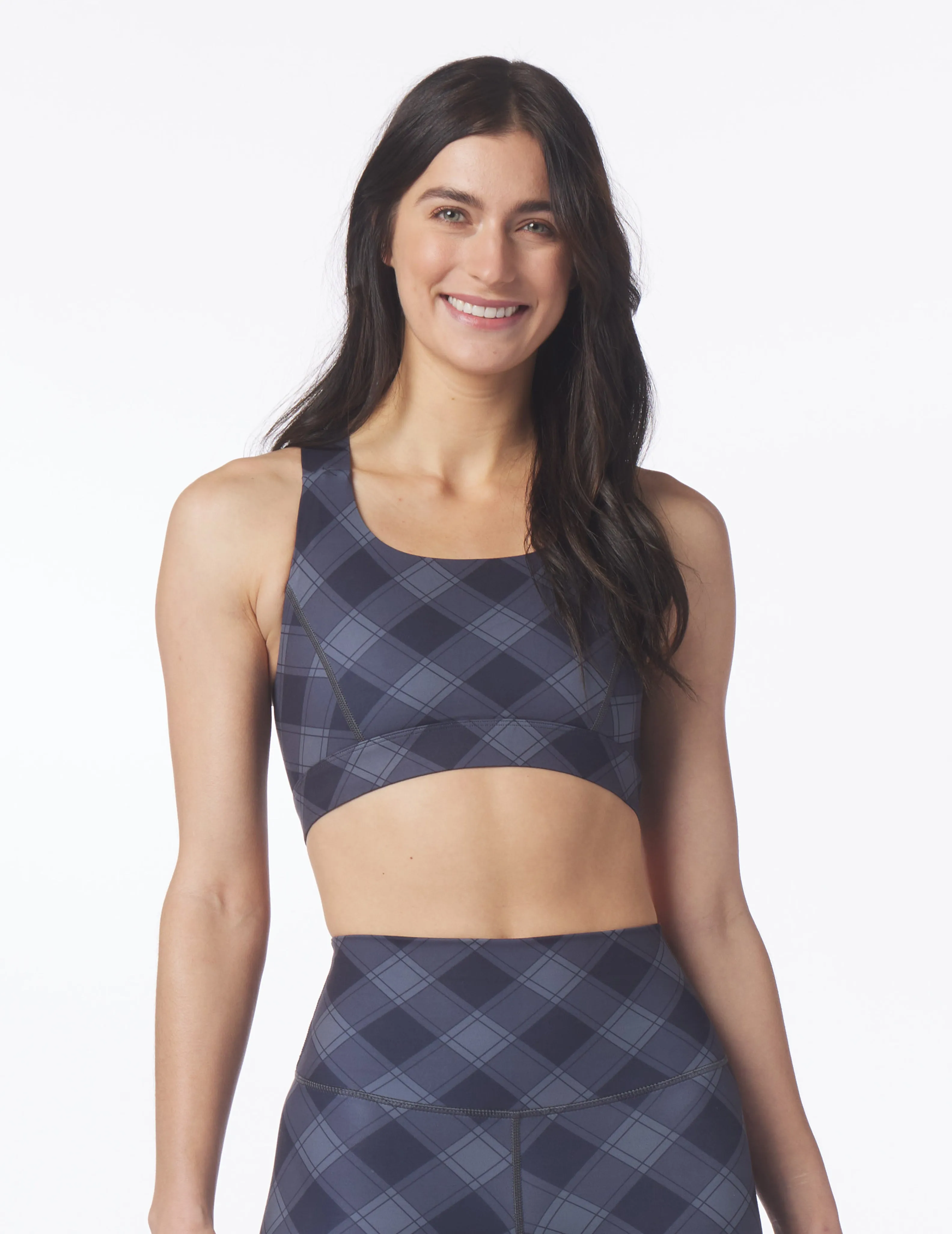 Full Force Bra: Black Buffalo Plaid
