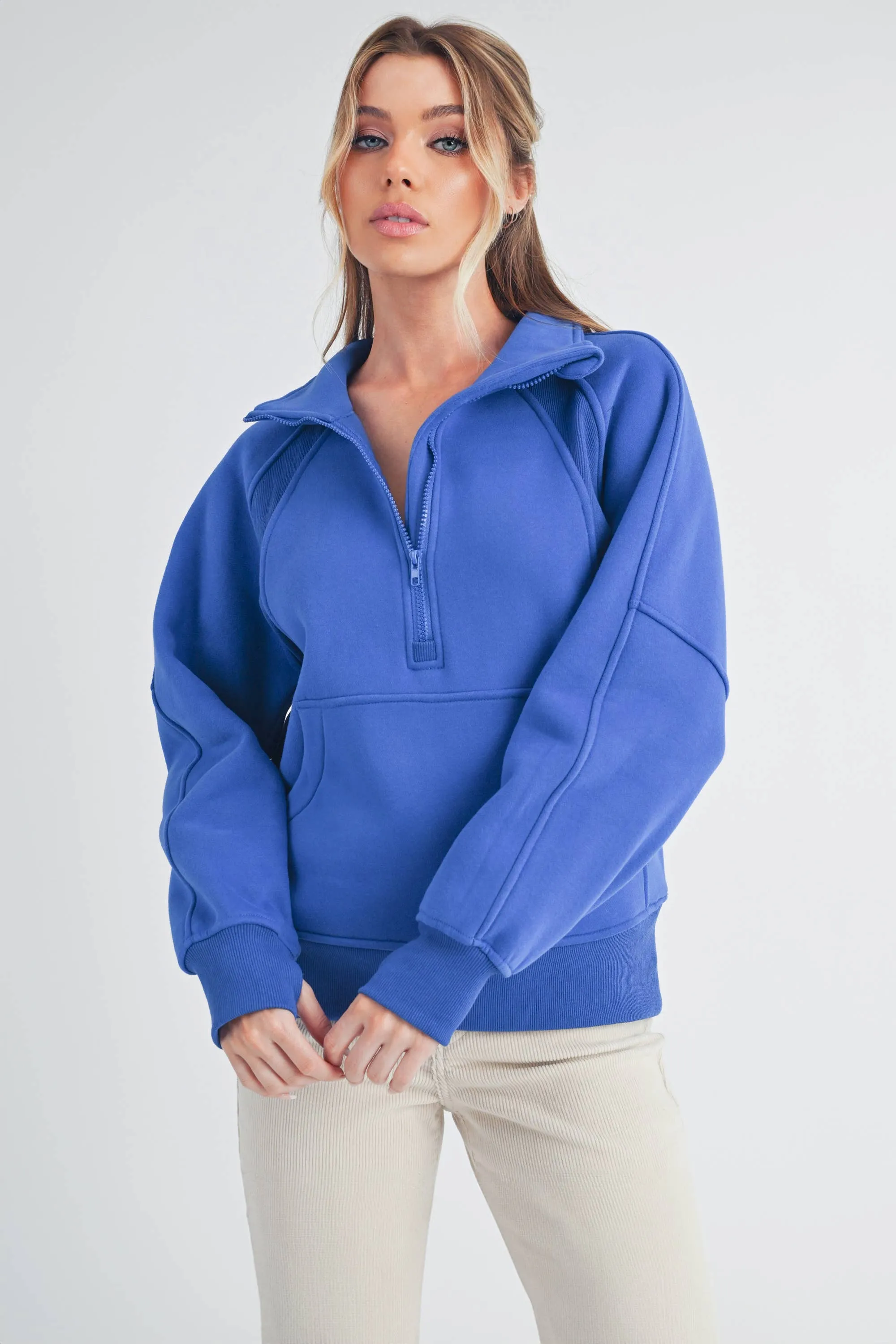 Funnel Neck Half Zip