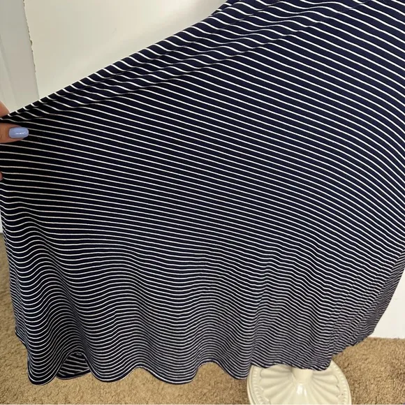 Gap wrap Striped Midi Skirt Large