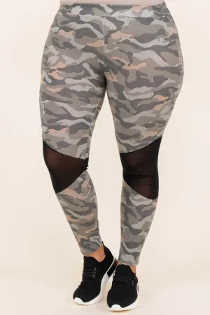 Girl On A Mission Leggings, Olive