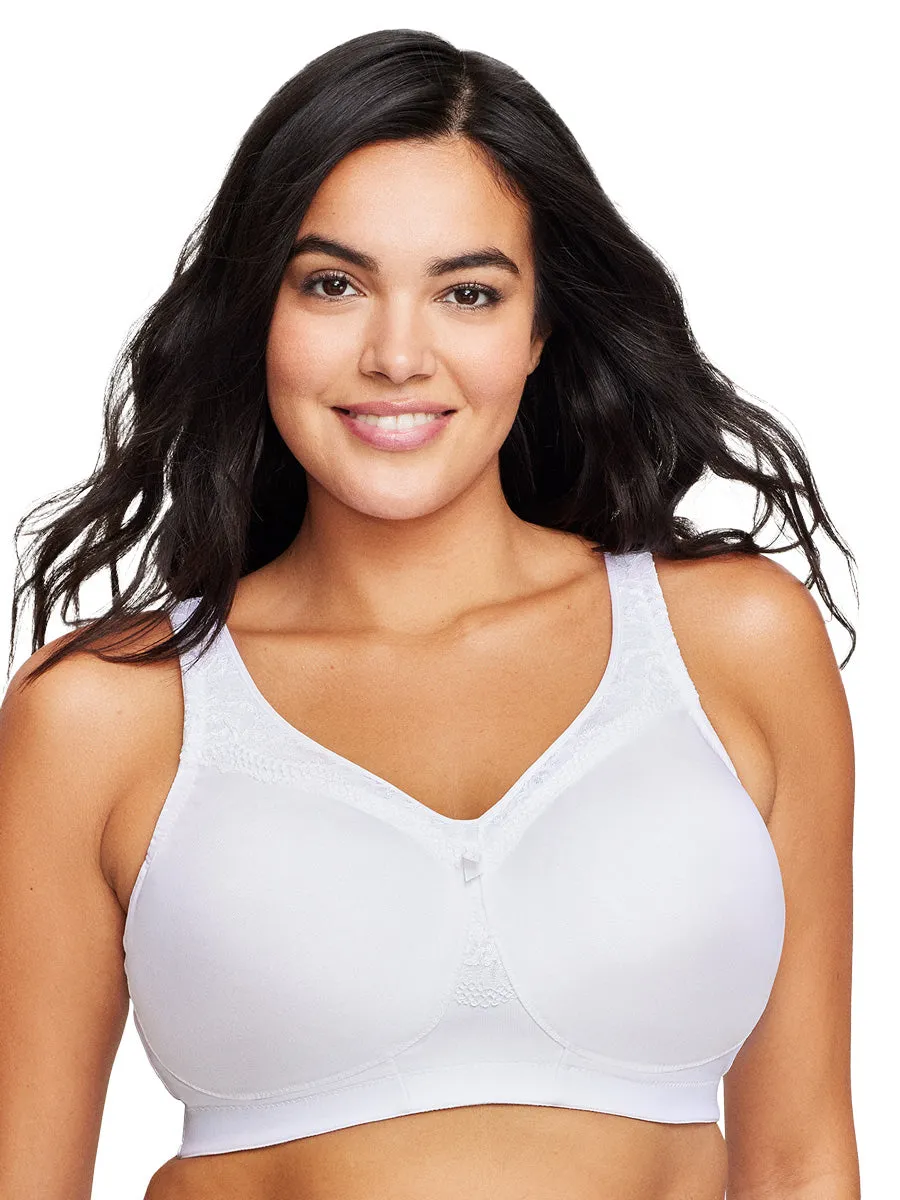 Glamorise Bra 1007 - MagicLift Seamless Everyday Bra - White