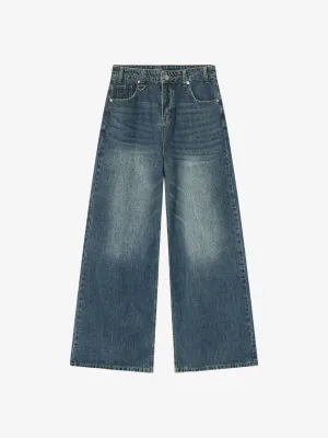 GRADIENT DISTRESSED JEANS