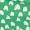 Green Heart Print Midi Dress