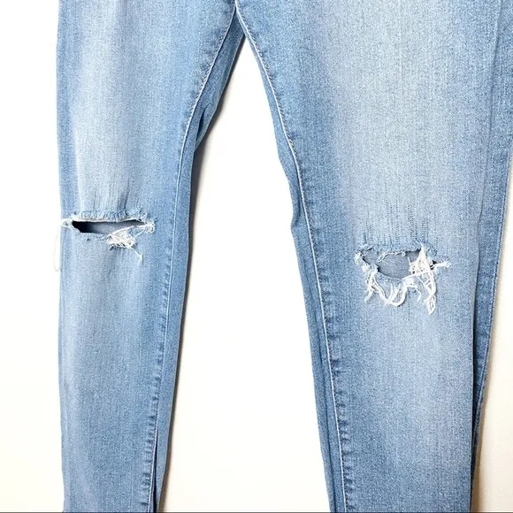 H&amp;M Distressed Denim Jeans Pant. Blue. Sz 28/32.