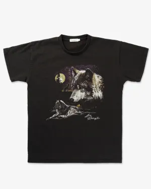 Heavy Tee - Crewneck SS - Vintage Wolf Black