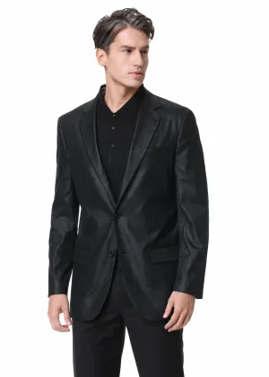 Hechter Paris Faux Suede Black Jacket