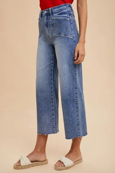 High Rise Wide Leg Jeans