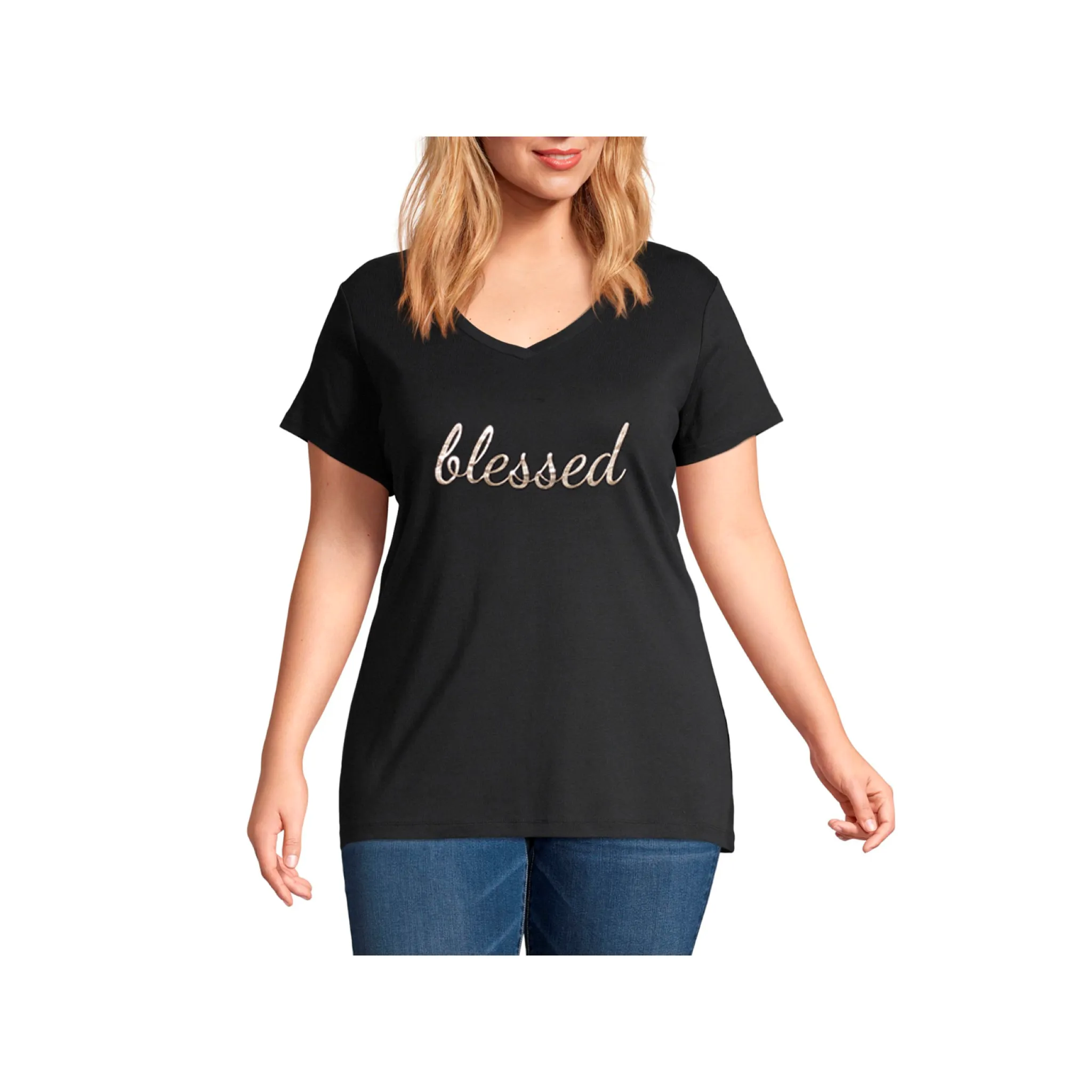 High Velocity Blessed Plus Short Sleeve Graphic Tee