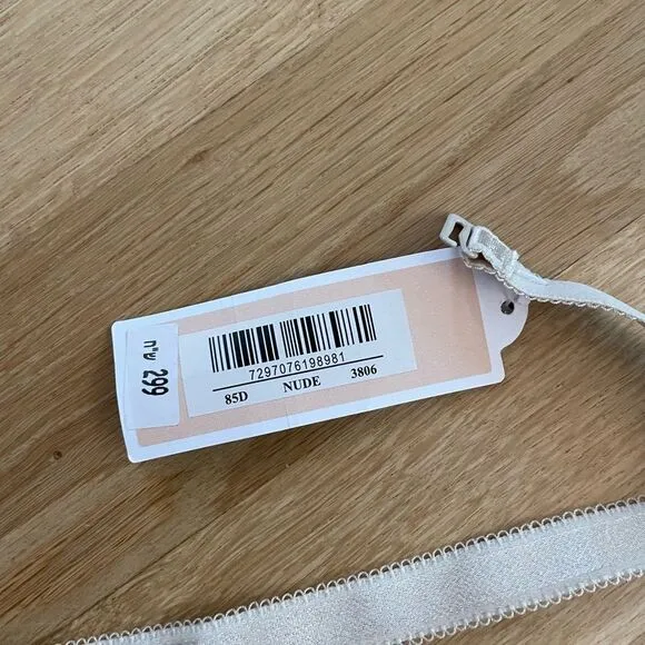 High quality tan strapless bra