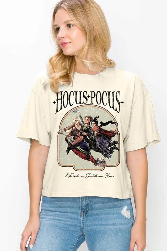 HOCUS POCUS RELAXED CROP TOP