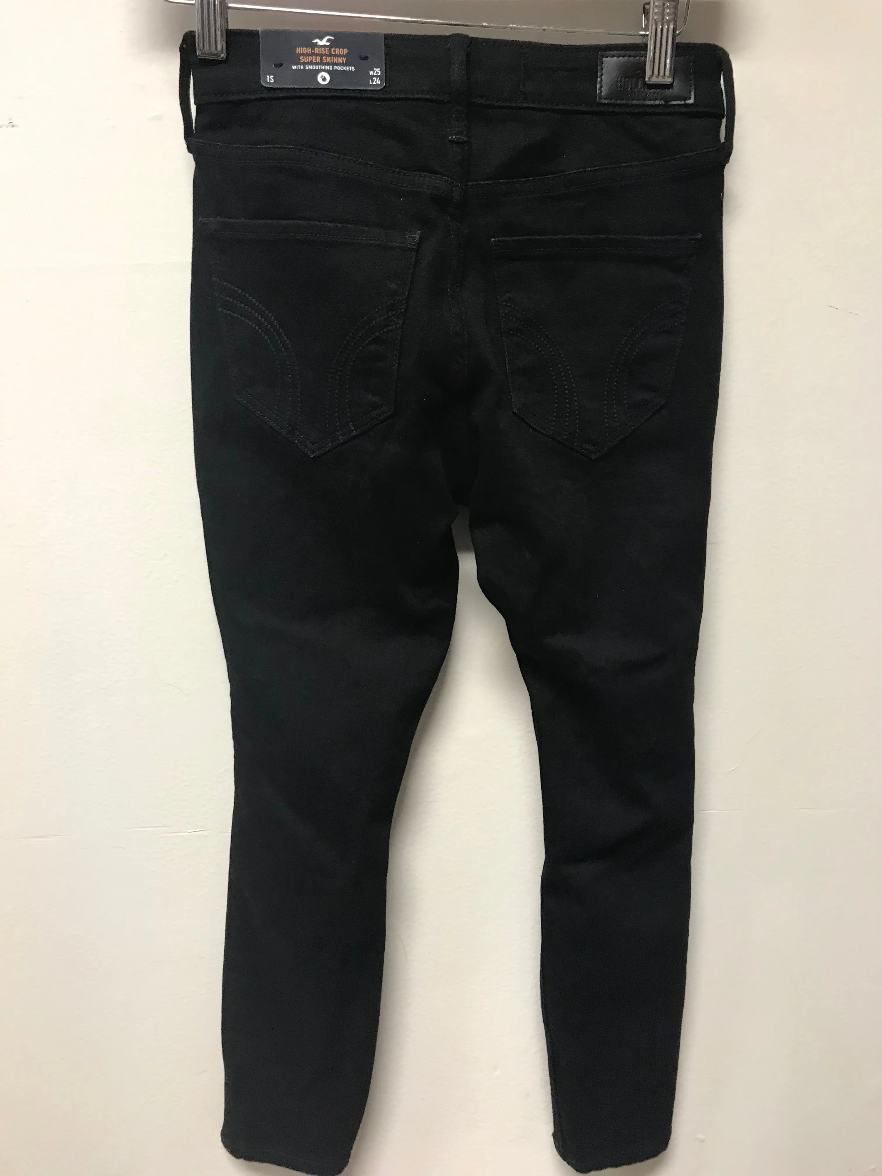 Hollister Black Distressed Jeans- 1S