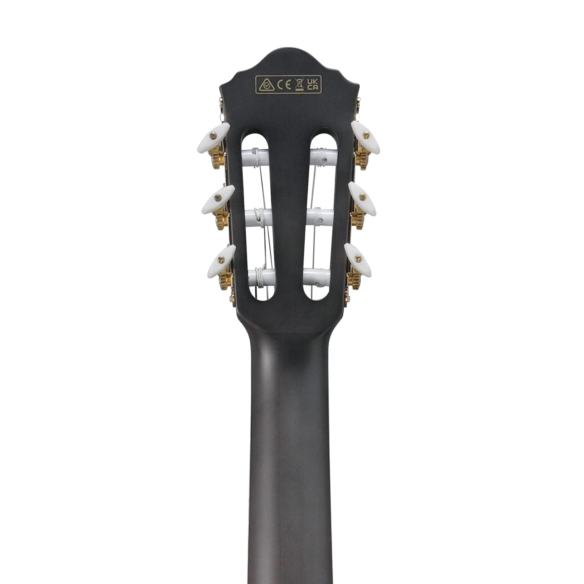 Ibanez TOD10NL-TKF Left-Handed Tim Henson Signature Nylon String Guitar, Transparent Black Flat