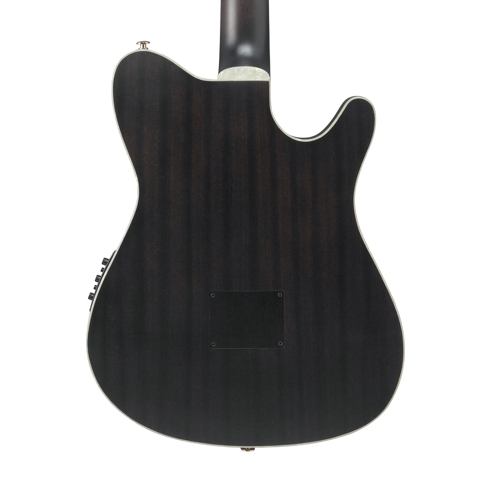Ibanez TOD10NL-TKF Left-Handed Tim Henson Signature Nylon String Guitar, Transparent Black Flat