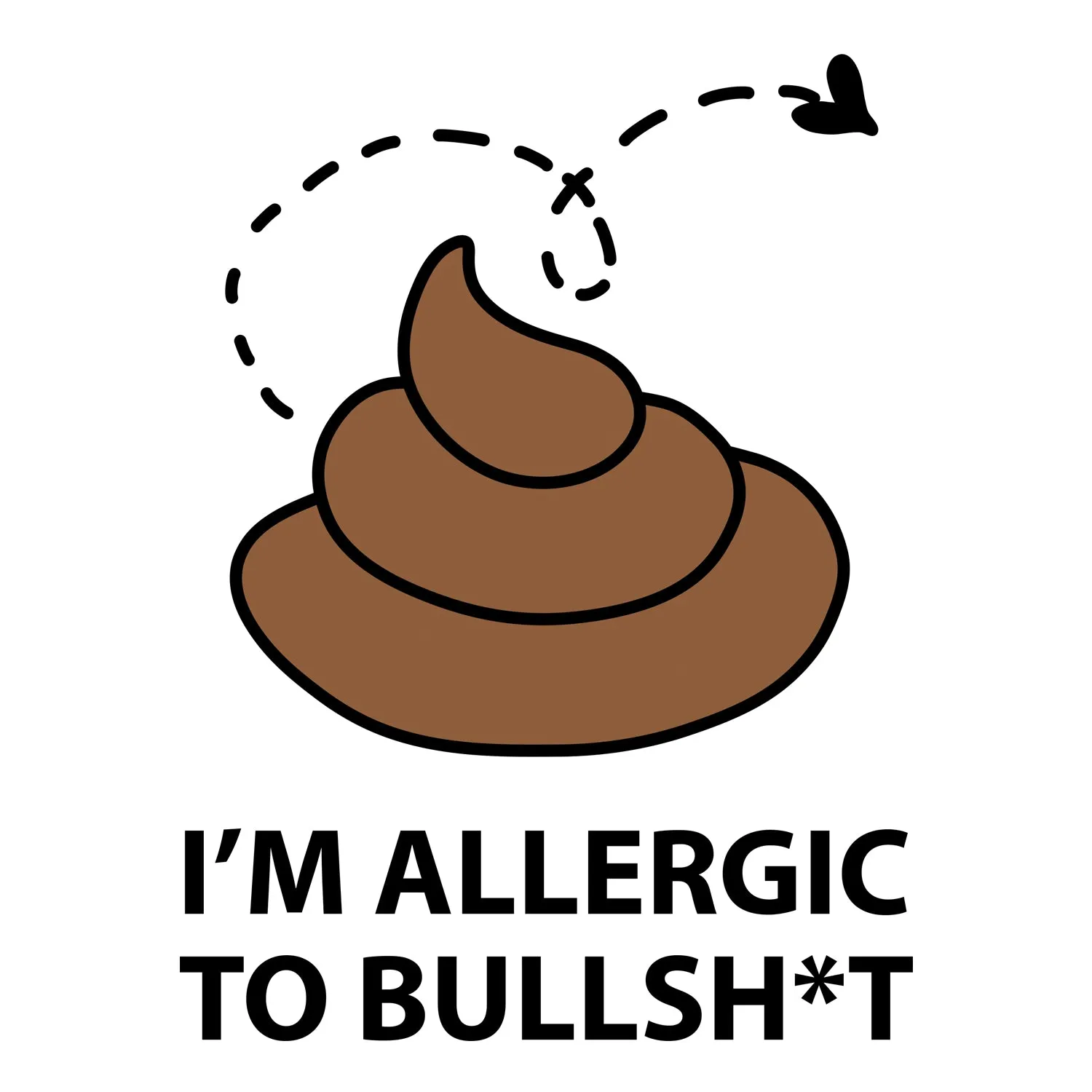 I'm Allergic Women's Short Sleeve Graphic Tee