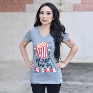I'm Just Here For The Drama Adult Graphic Tee