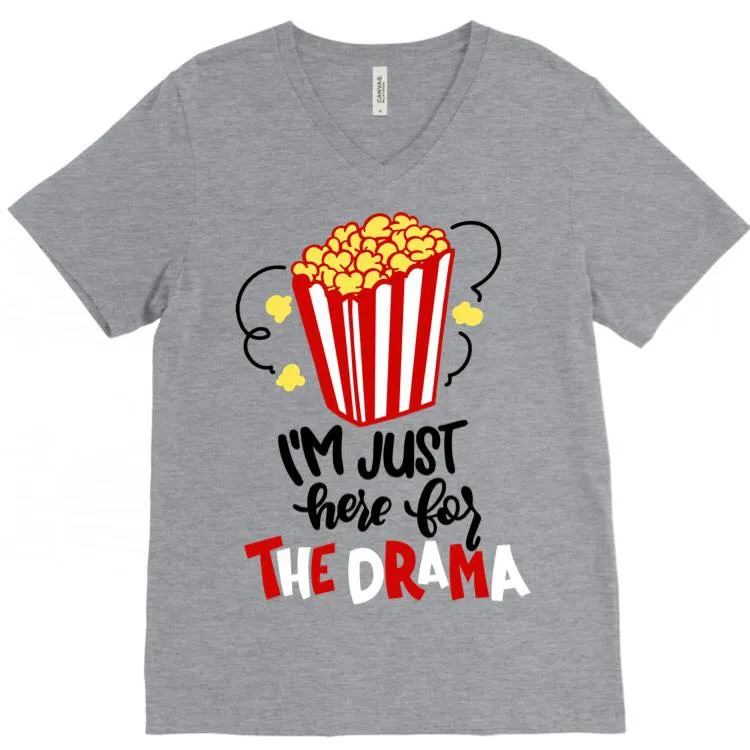 I'm Just Here For The Drama Adult Graphic Tee