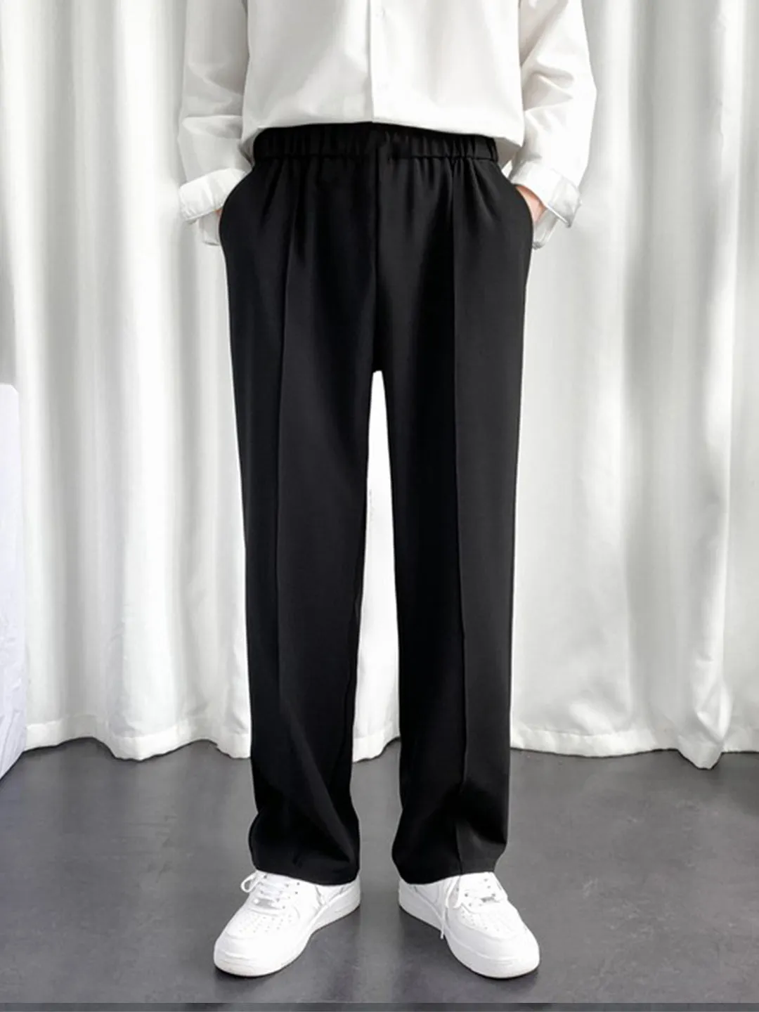 Imported Oversized Joggers - Black