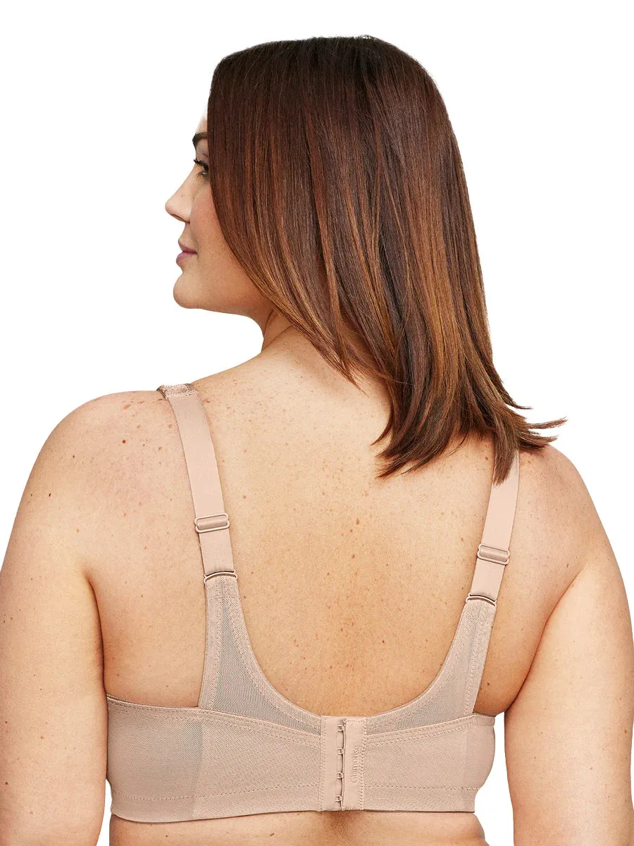 In Stock Glamorise Bra 1007 - MagicLift Seamless Everyday Bra - Cafe