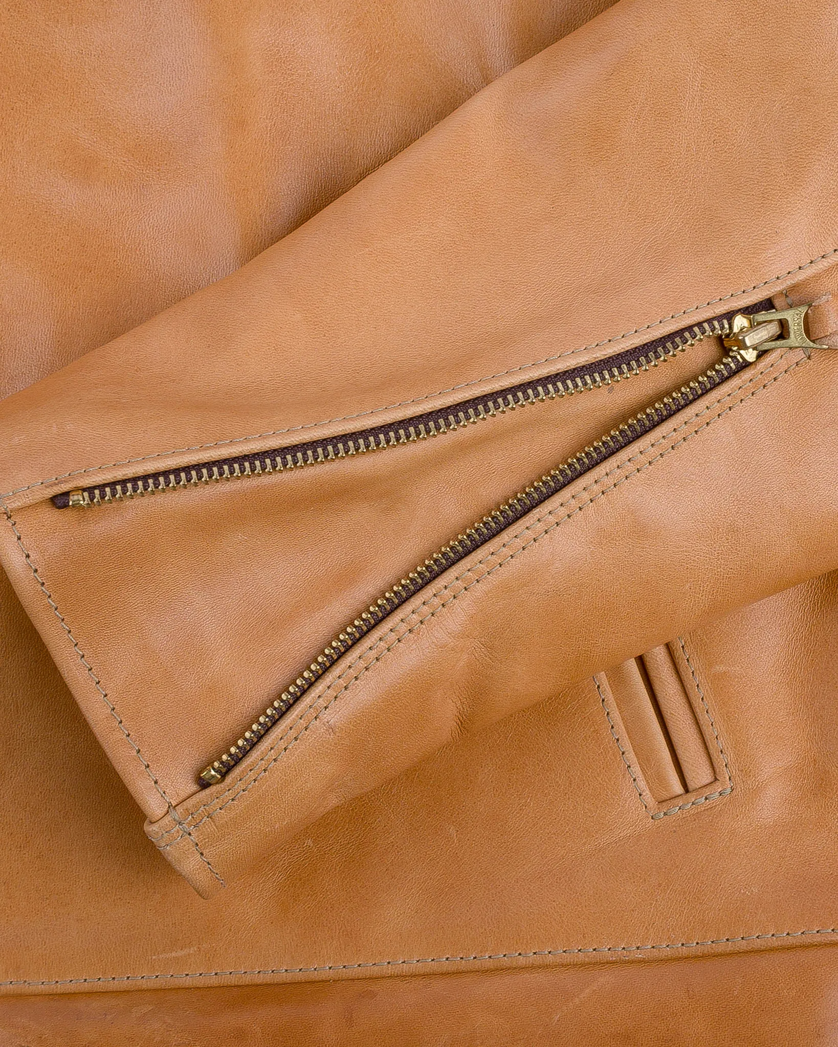 Iron Heart x Simmons Bilt Mustang Horsehide Tailgunner - Natural