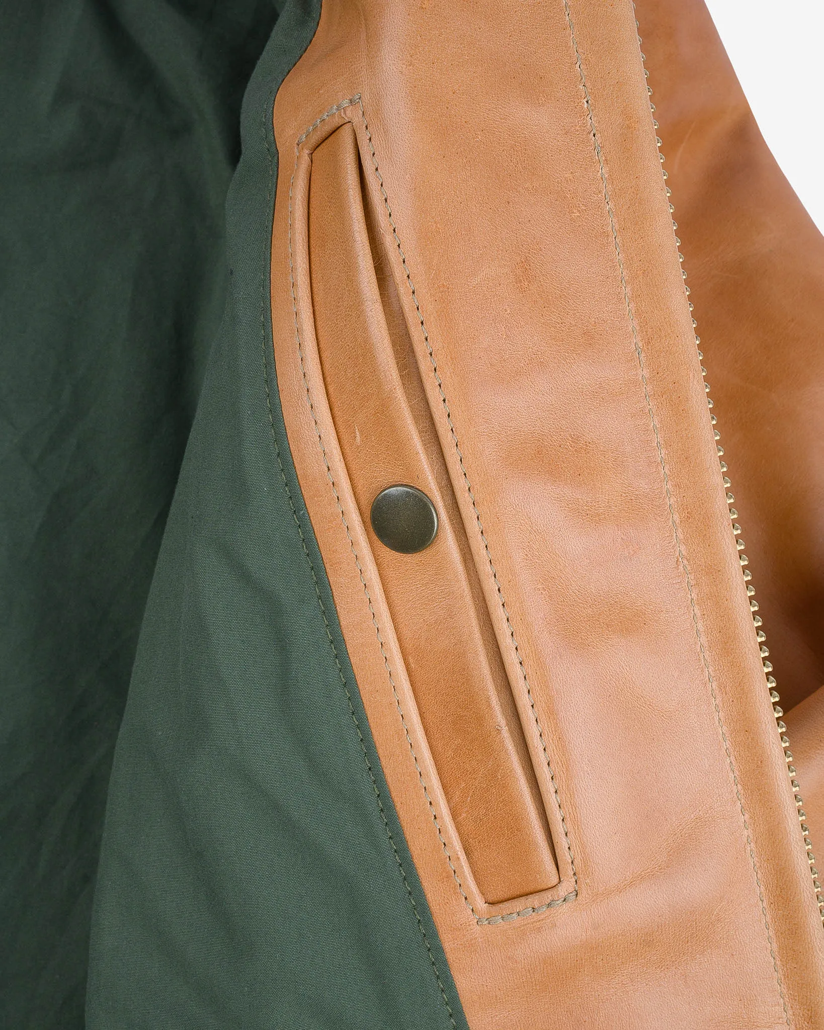 Iron Heart x Simmons Bilt Mustang Horsehide Tailgunner - Natural