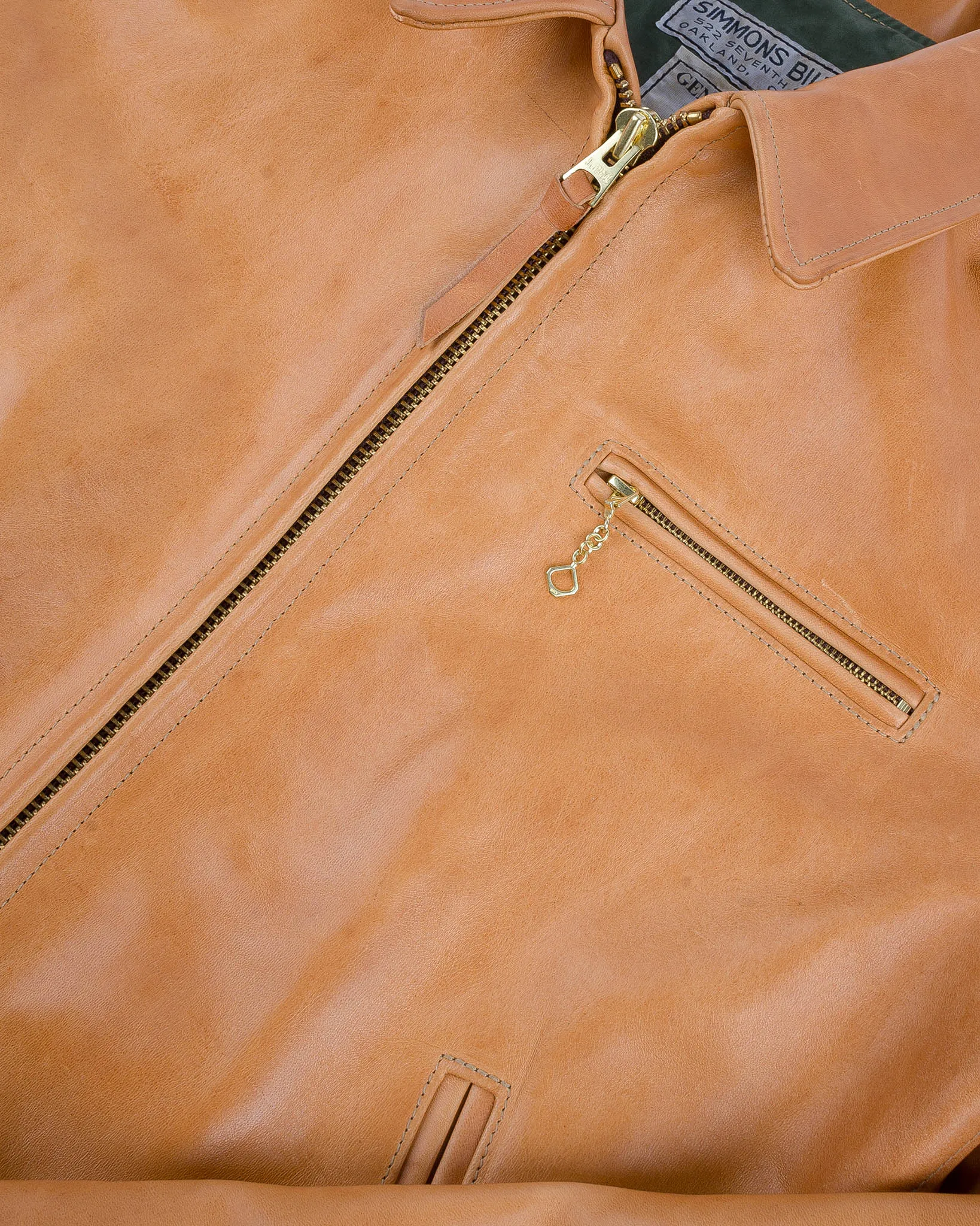 Iron Heart x Simmons Bilt Mustang Horsehide Tailgunner - Natural