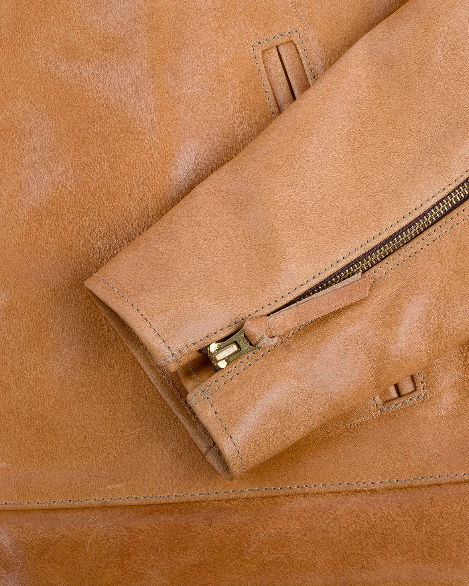 Iron Heart x Simmons Bilt Mustang Horsehide Tailgunner - Natural