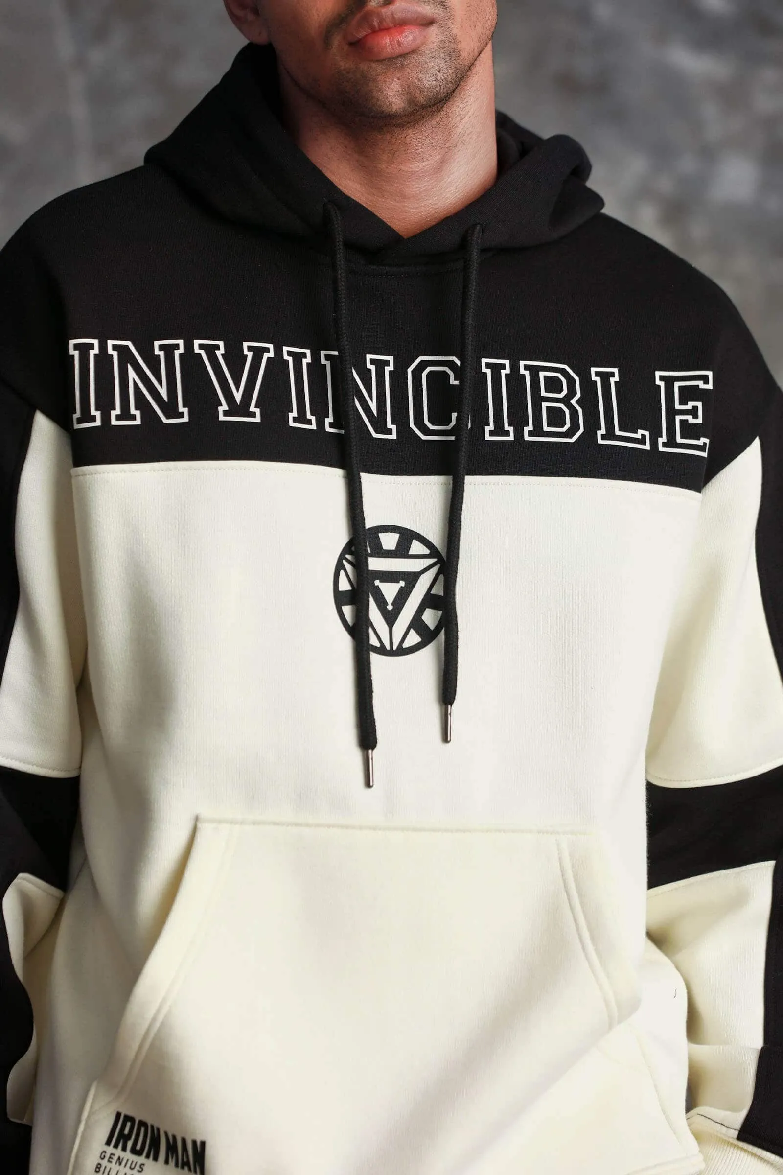 Iron Man Oversized Heavyweight Hoodie(Fleece)