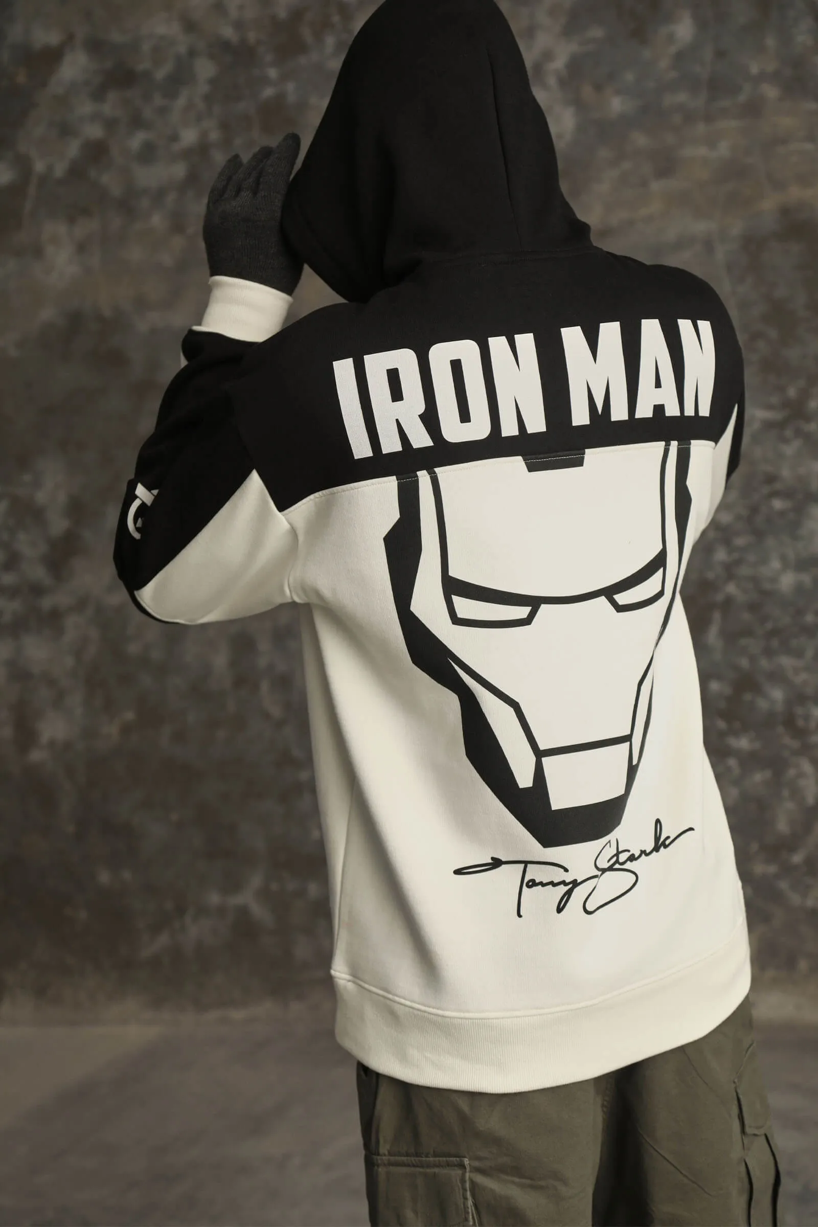 Iron Man Oversized Heavyweight Hoodie(Fleece)