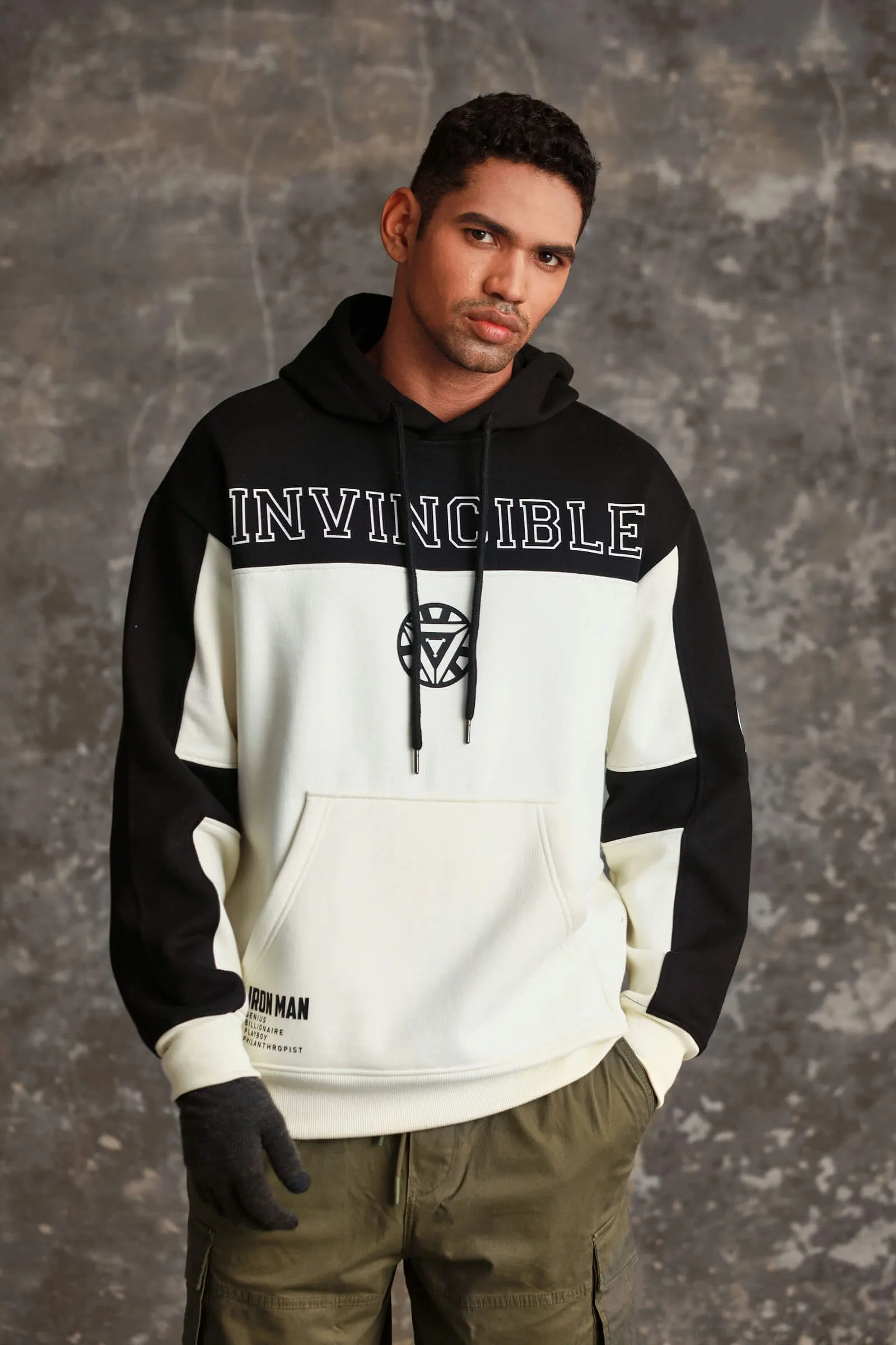 Iron Man Oversized Heavyweight Hoodie(Fleece)