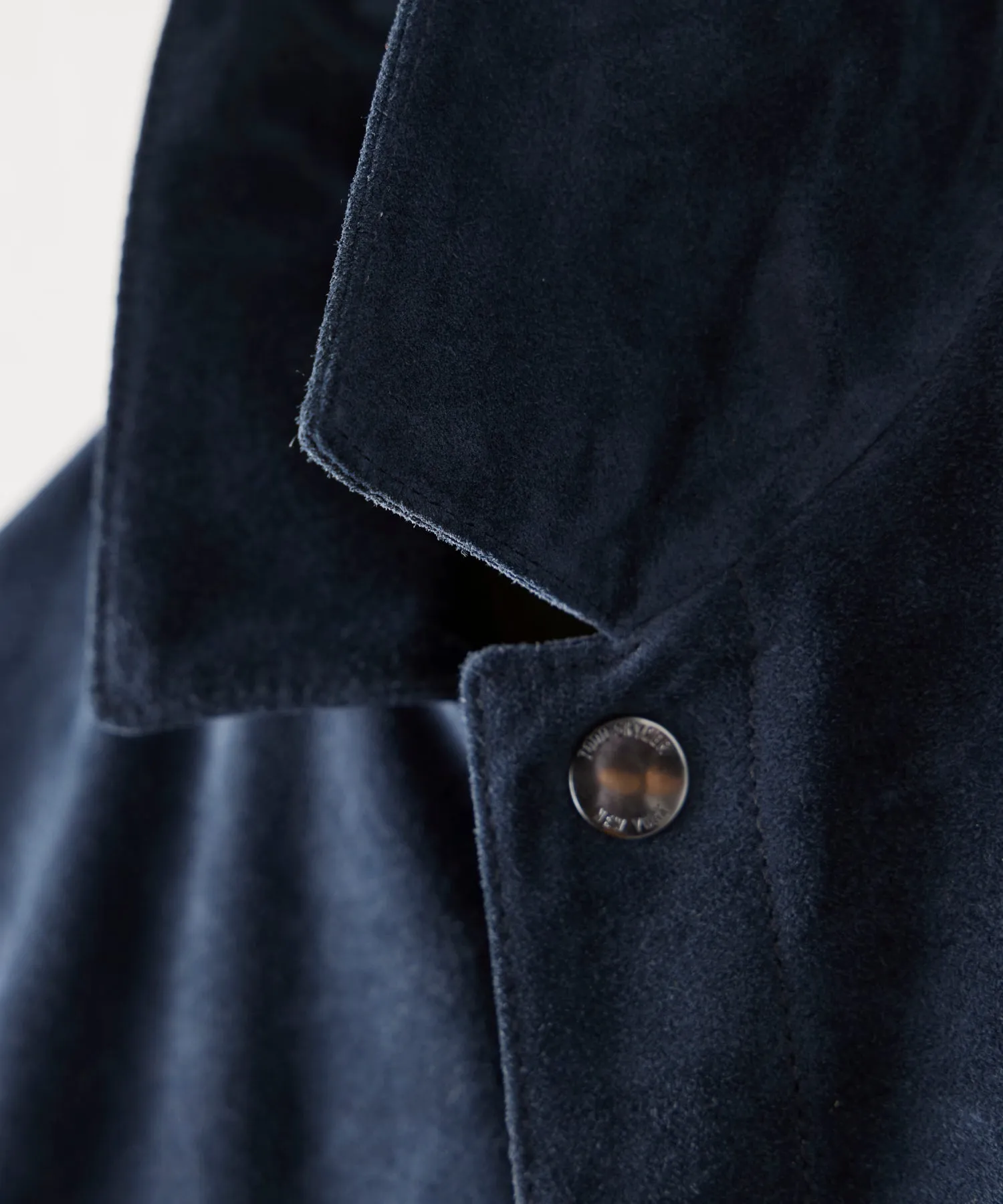 Italian Suede Snap Dylan Jacket