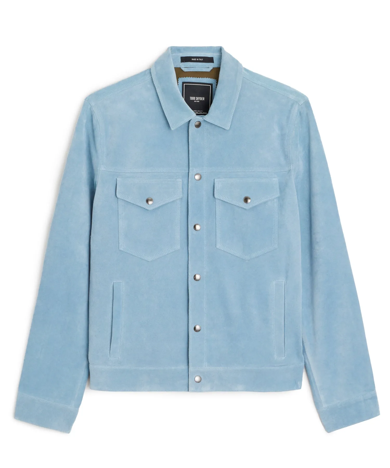 Italian Suede Snap Dylan Jacket