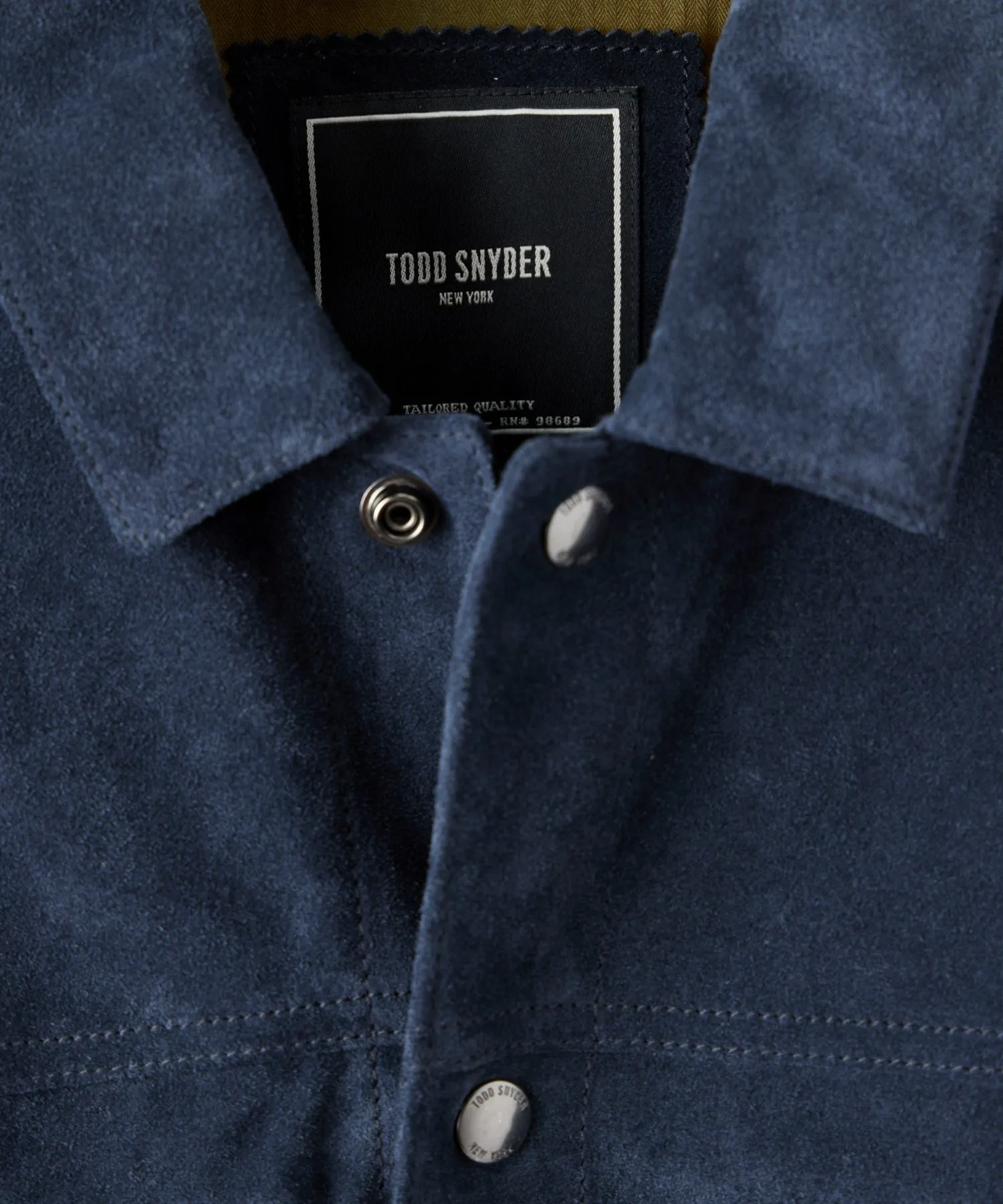Italian Suede Snap Dylan Jacket