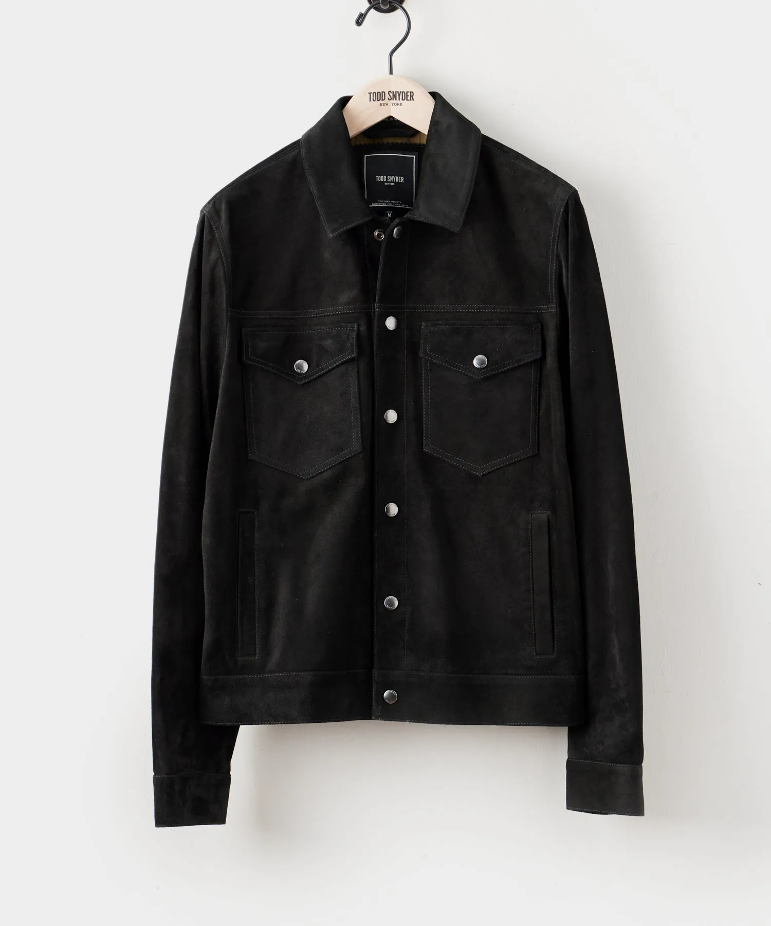 Italian Suede Snap Dylan Jacket