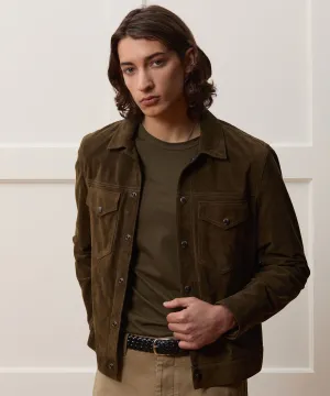 Italian Suede Snap Dylan Jacket