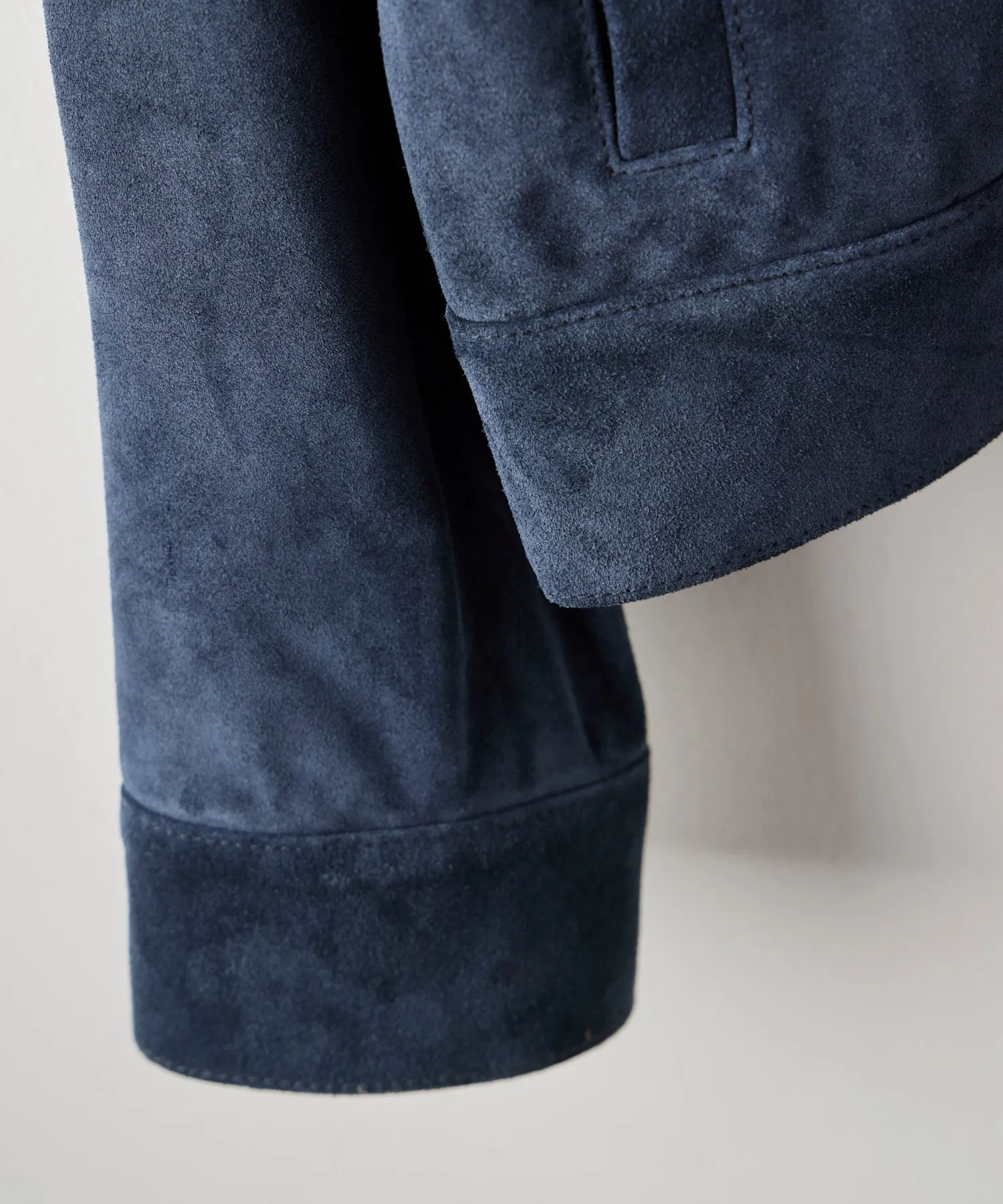Italian Suede Snap Dylan Jacket