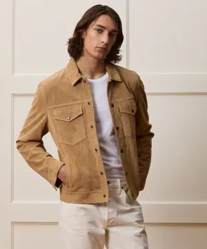 Italian Suede Snap Dylan Jacket
