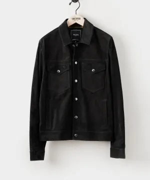 Italian Suede Snap Dylan Jacket