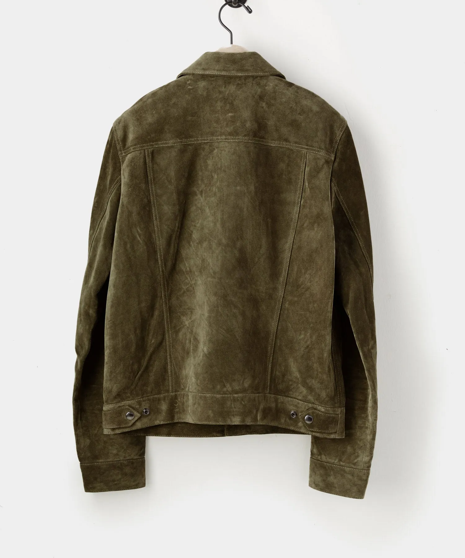 Italian Suede Snap Dylan Jacket