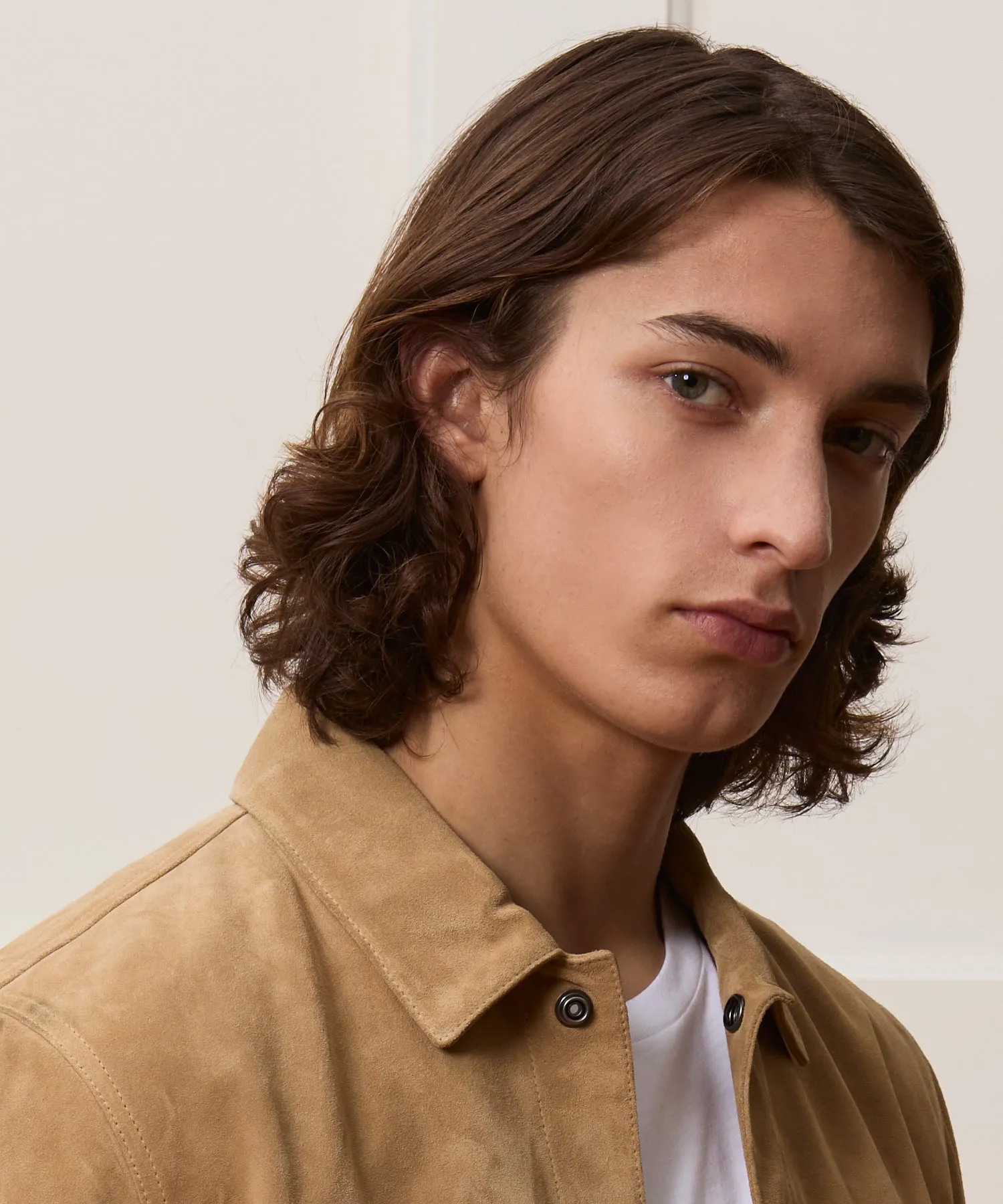 Italian Suede Snap Dylan Jacket