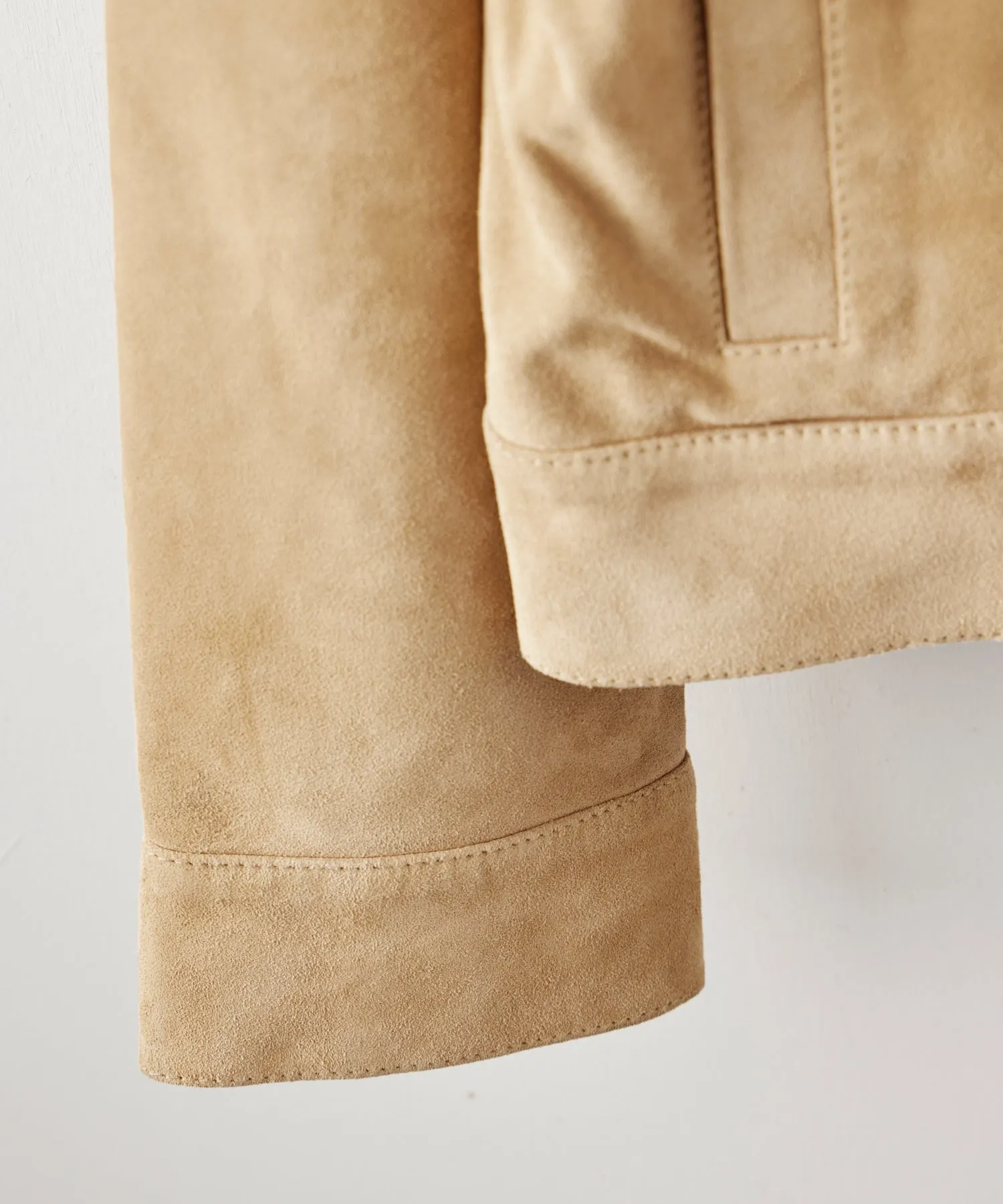 Italian Suede Snap Dylan Jacket