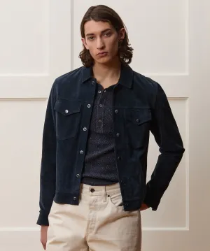 Italian Suede Snap Dylan Jacket