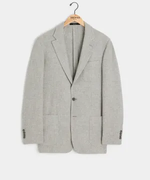 Italian Wool Sport Coat in Light Grey