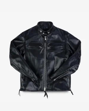 Japanese Horsehide Rider’s Jacket - Black (Tea-Core Dyed)