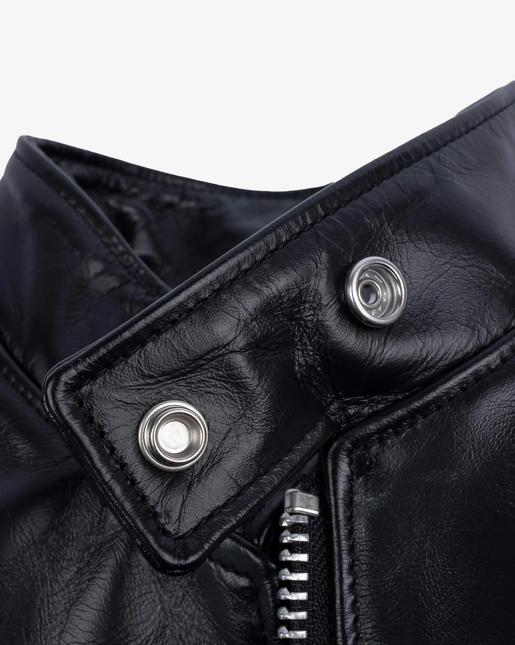 Japanese Horsehide Rider’s Jacket - Black (Tea-Core Dyed)