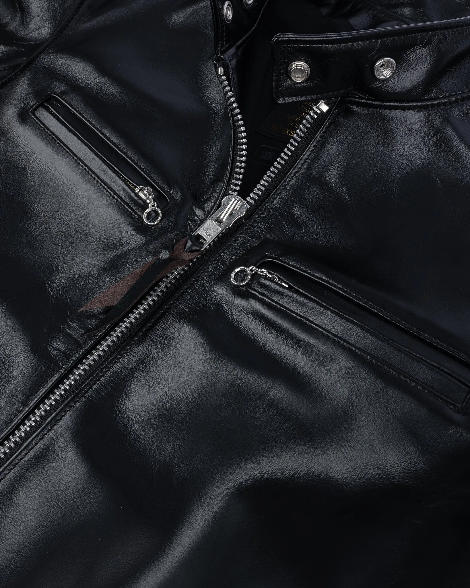 Japanese Horsehide Rider’s Jacket - Black (Tea-Core Dyed)