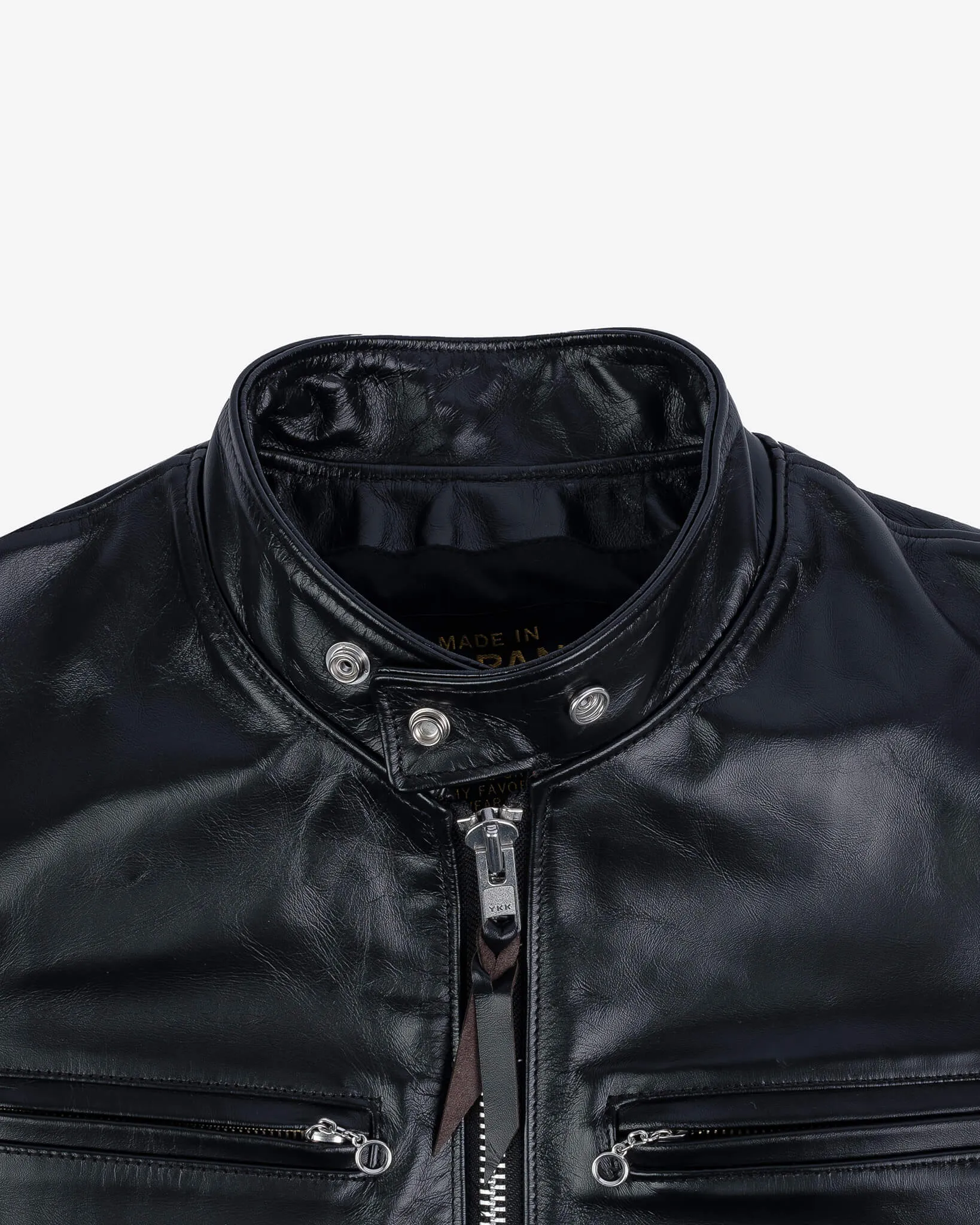 Japanese Horsehide Rider’s Jacket - Black (Tea-Core Dyed)