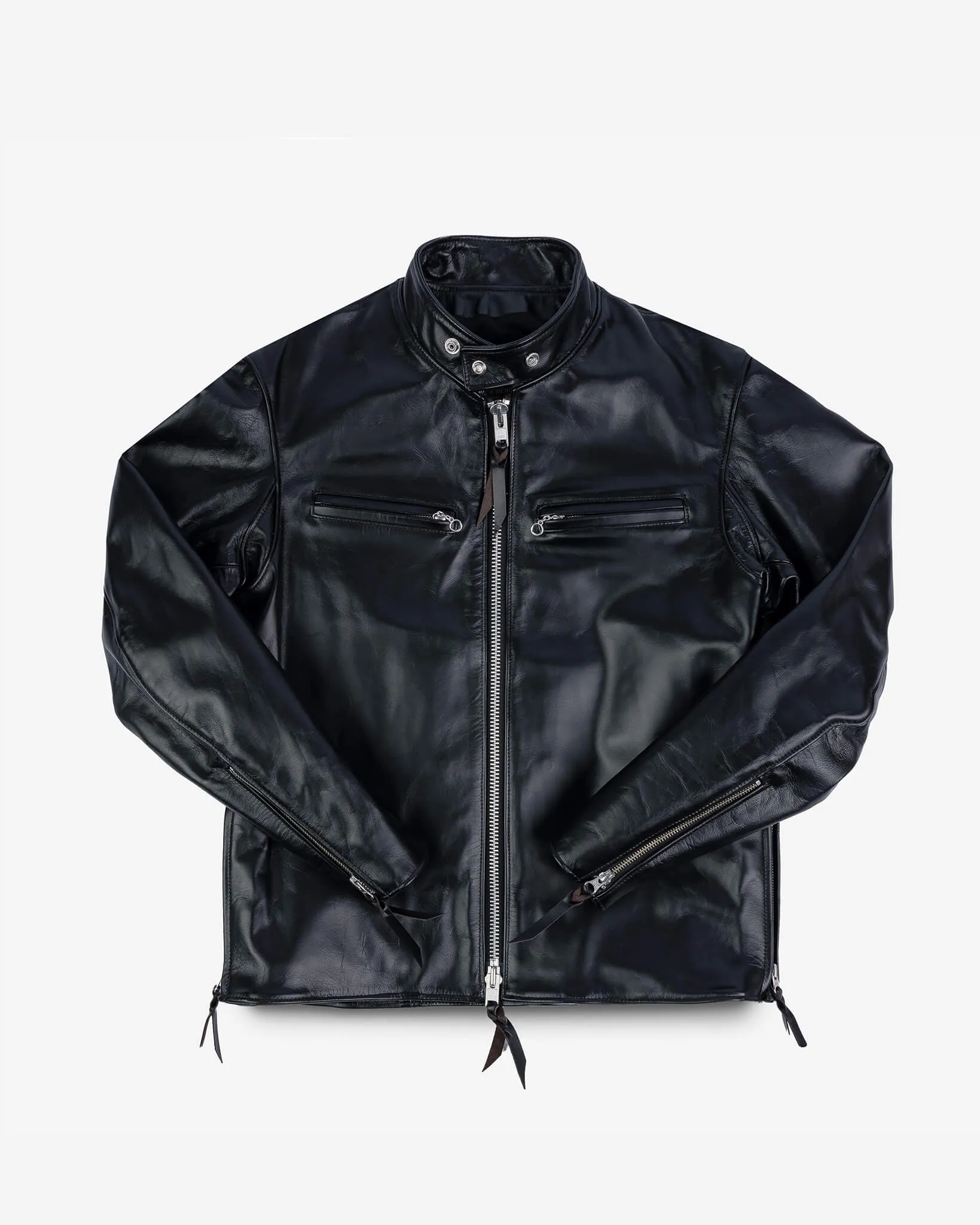 Japanese Horsehide Rider’s Jacket - Black (Tea-Core Dyed)
