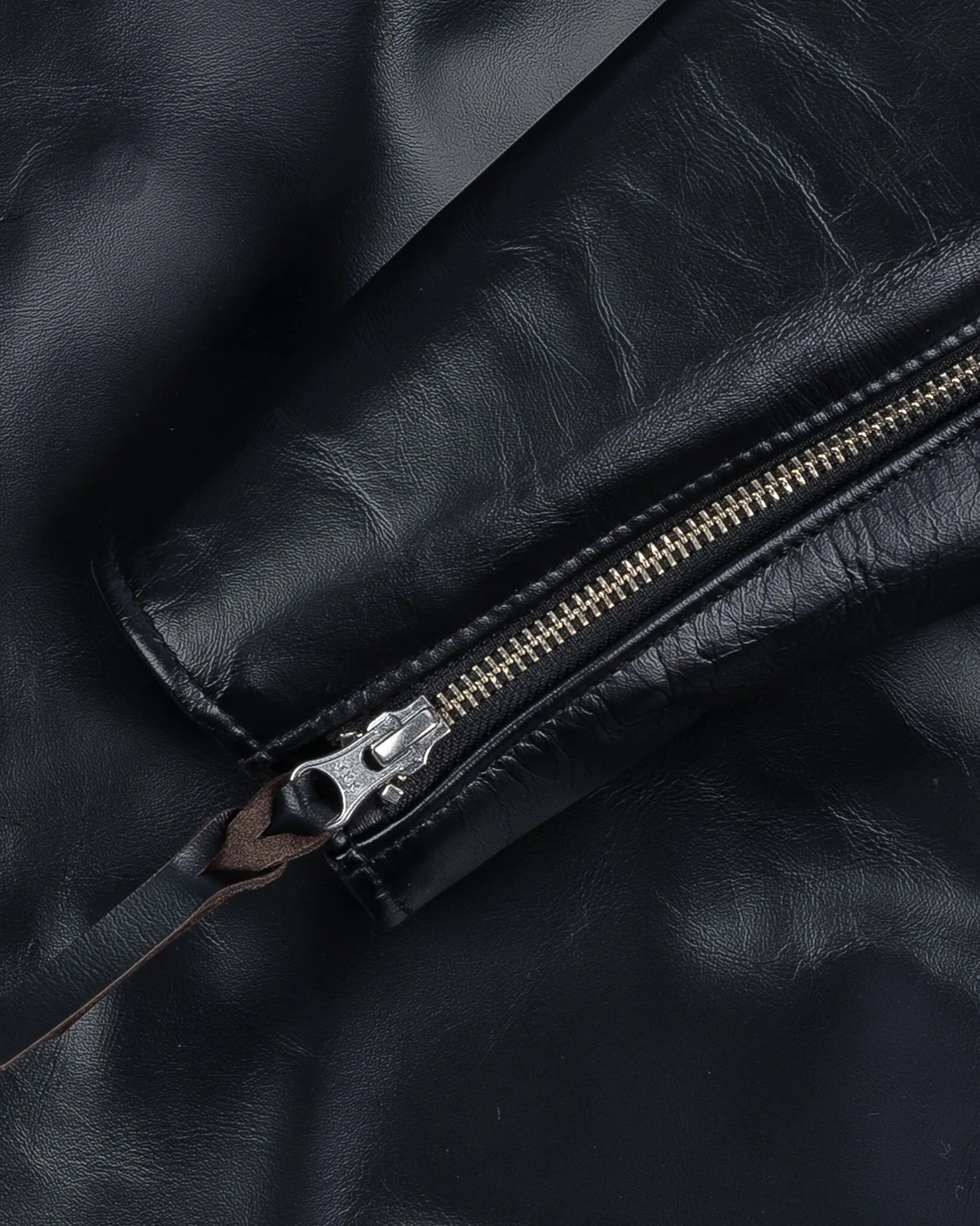 Japanese Horsehide Rider’s Jacket - Black (Tea-Core Dyed)