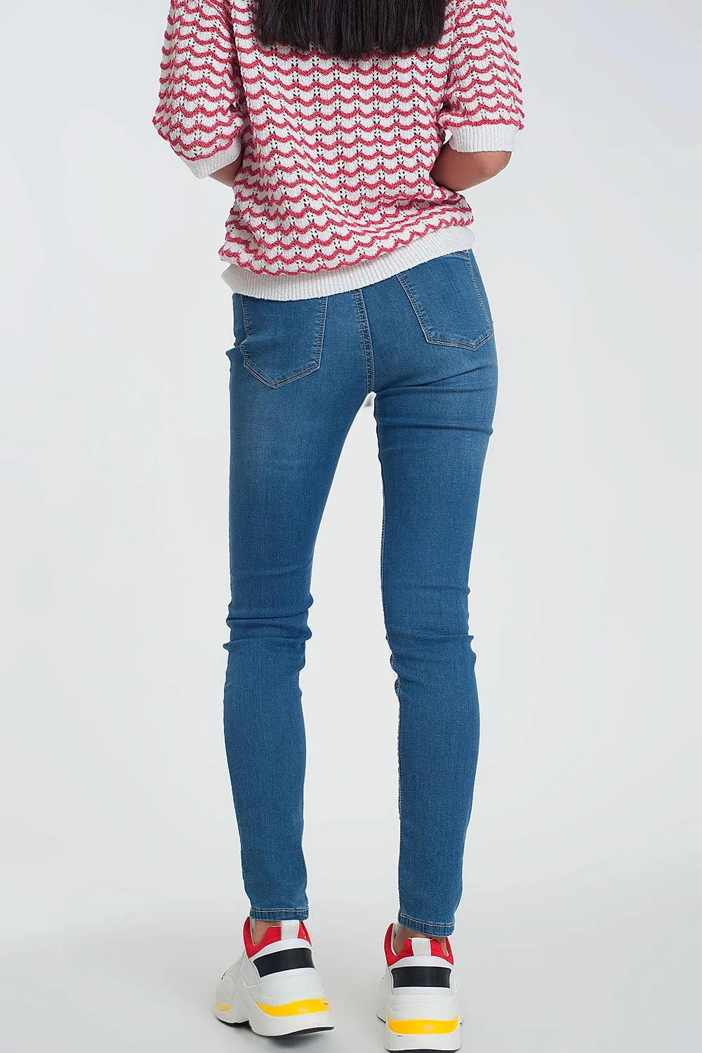 Jeggings in dark wash